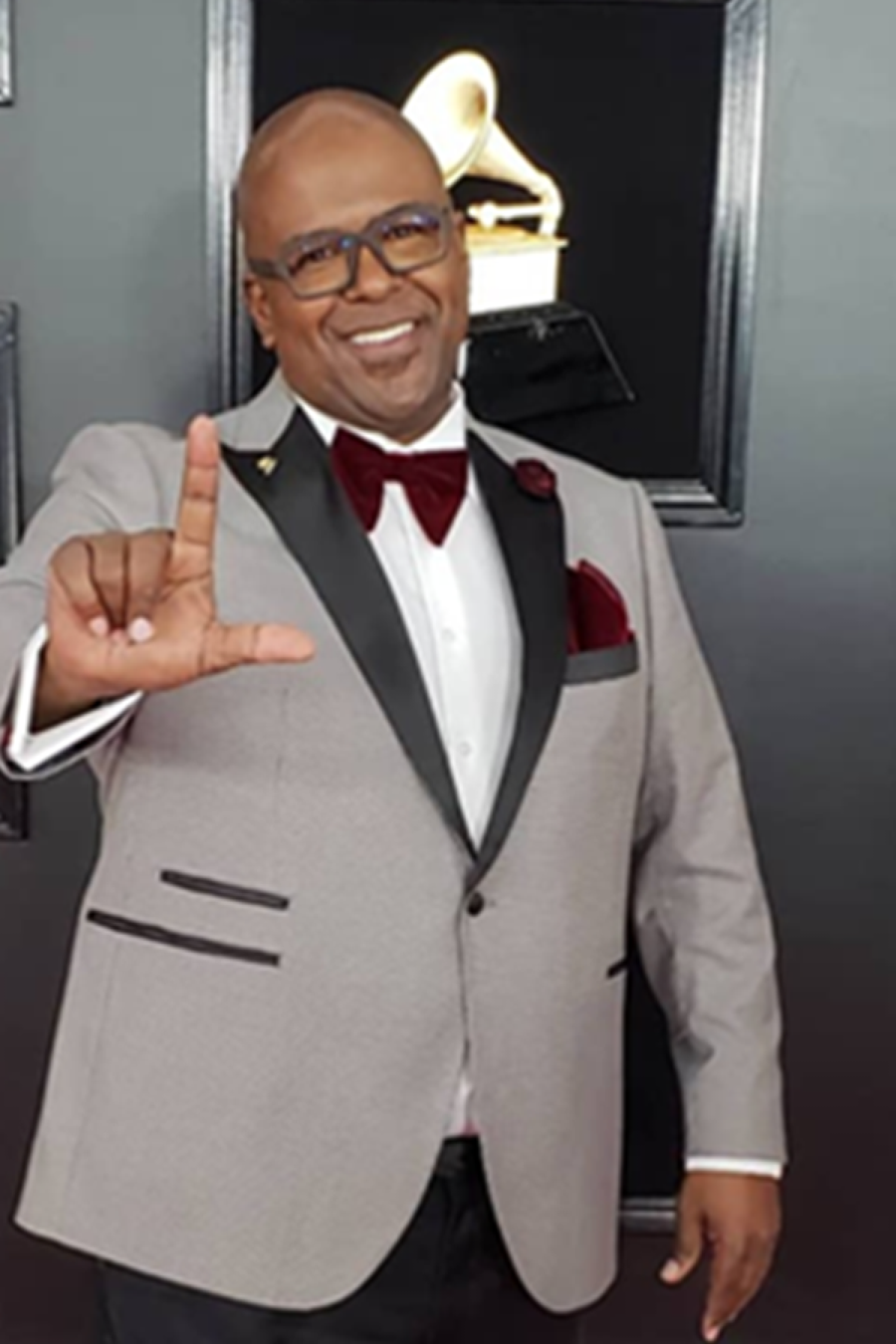 Sean Ardoin and Kreole Rock and Soul at the 2018 Grammy Awards in Los Angeles, California.